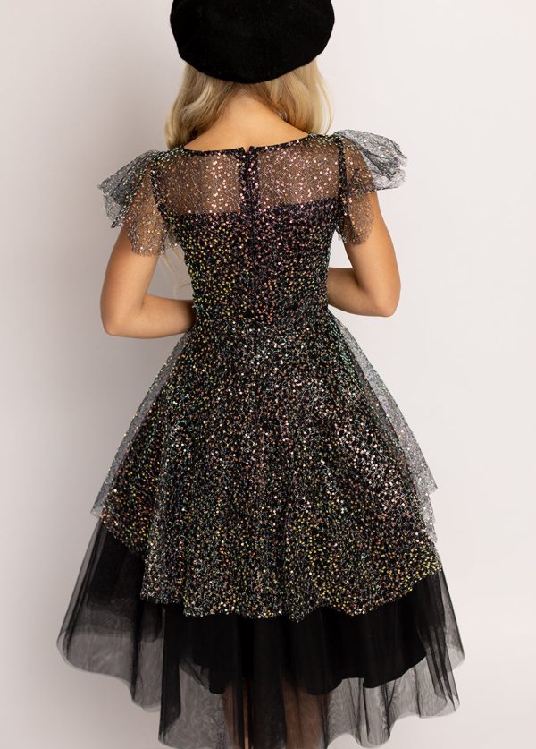 Elsbeth Petticoat Dress in Oil Slick - Image 5